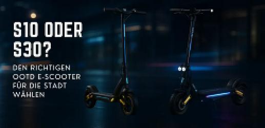 S10 oder S30? Den richtigen OOTD E-Scooter für die Stadt wählen