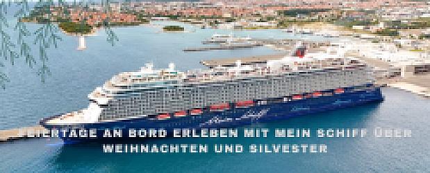 Feiertage an Bord erleben mit Mein Schiff über Weihnachten und Silvester