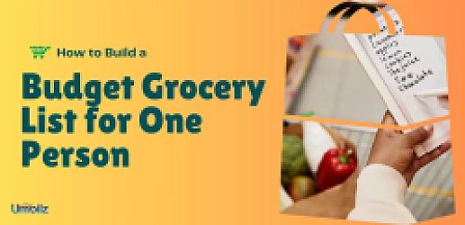 How to Build a Budget Grocery List for One Person