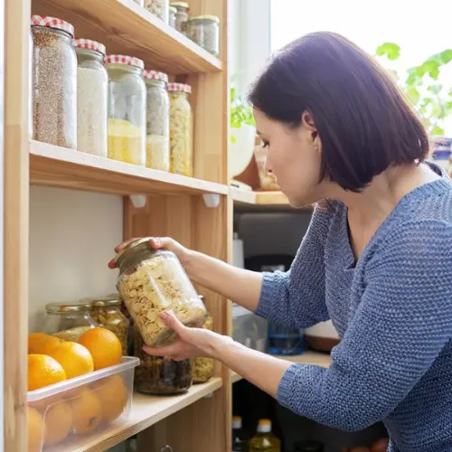 pantry and fridge check