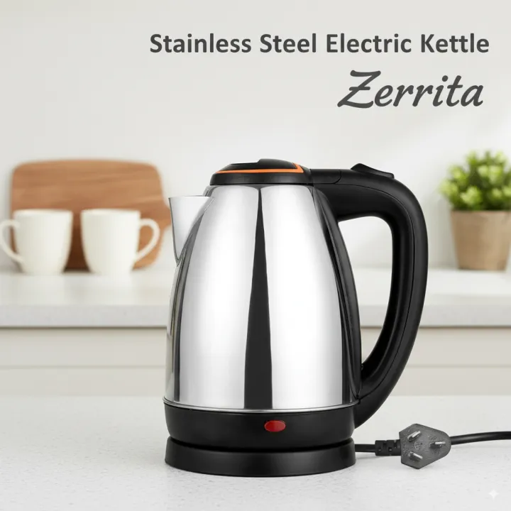2.0-Litre 1500W Stainless Steel Electric Kettle